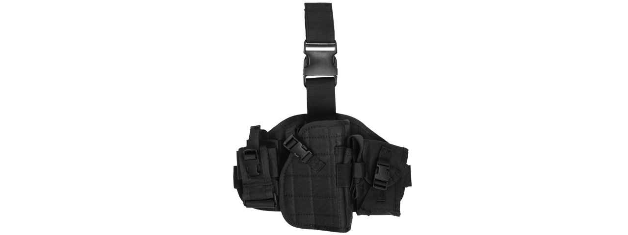 CA-324BN NYLON MOLLE PLATFORM DROP LEG HOLSTER (BK) - Click Image to Close