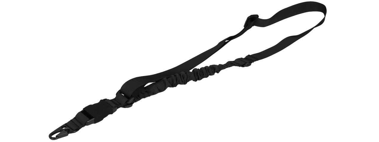 Lancer Tactical CA-326B QD Single Point Sling in Black - Click Image to Close