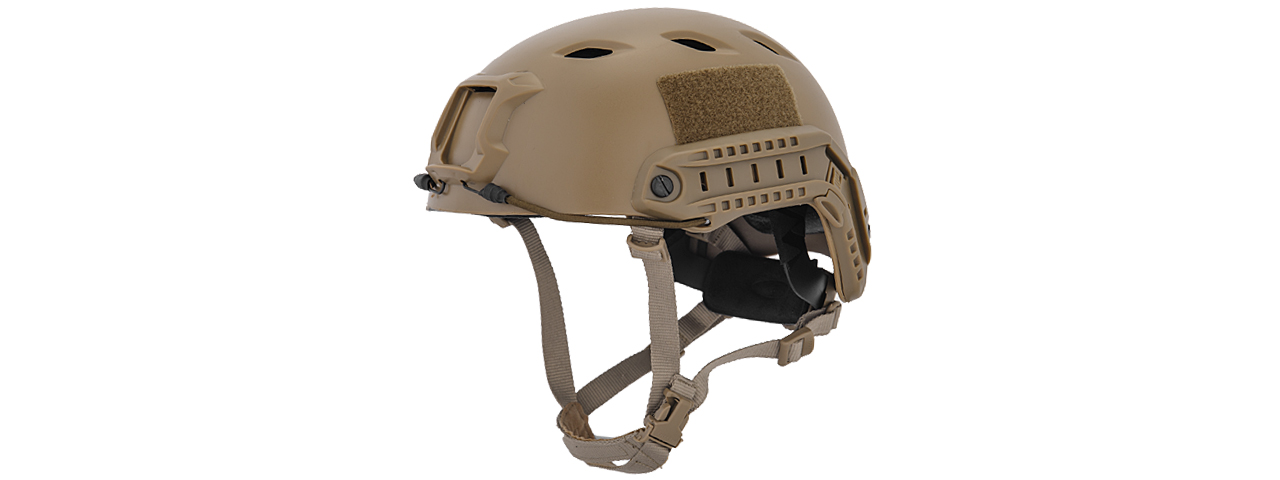 HELMET "BJ" TYPE (COLOR: DARK EARTH) SIZE: MED/LG - Click Image to Close