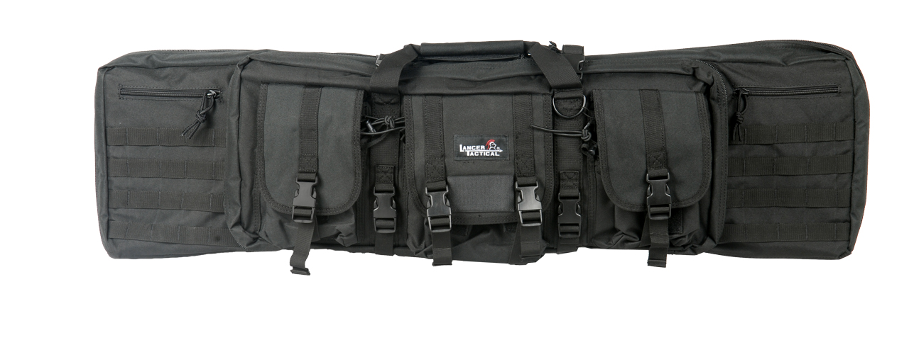 Lancer Tactical CA-343B 42" MOLLE Single Gun Bag in Black - Click Image to Close