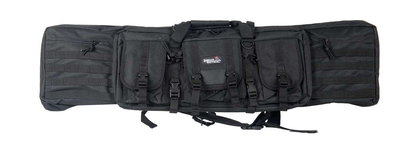 Lancer Tactical CA-344B 46" MOLLE Single Gun Bag in Black - Click Image to Close