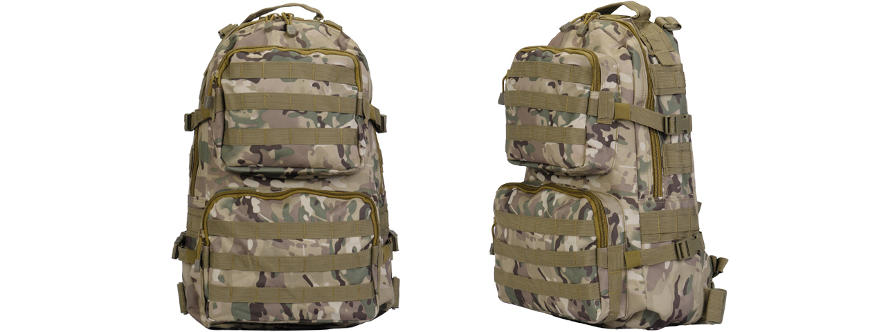 Lancer Tactical CA-355C Multi-Purpose Backpack, Camo - Click Image to Close