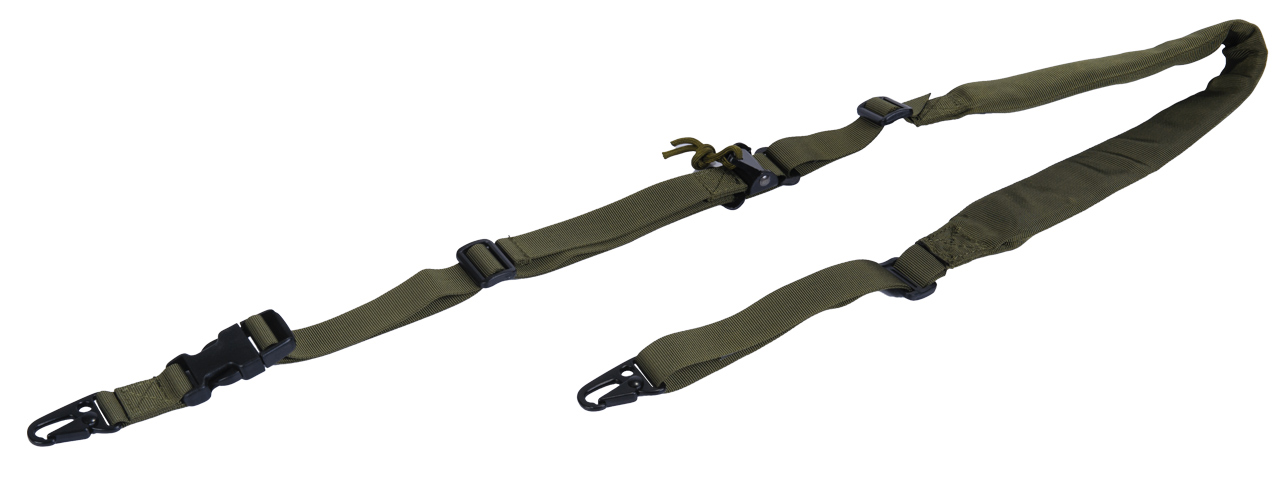 CA-367GN 2-POINT PADDED RIFLE SLING (OD) - Click Image to Close