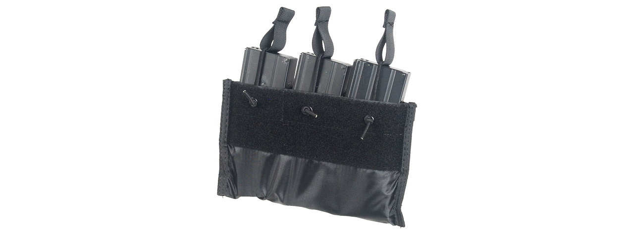 CA-376B TRIPLE INNER MAGAZINE POUCH FOR CA-311B (BLACK) - Click Image to Close