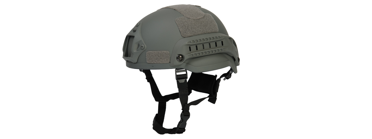 CA-381F MICH 2002 SF TYPE "PLASTIC" HELMET (GREEN) - Click Image to Close