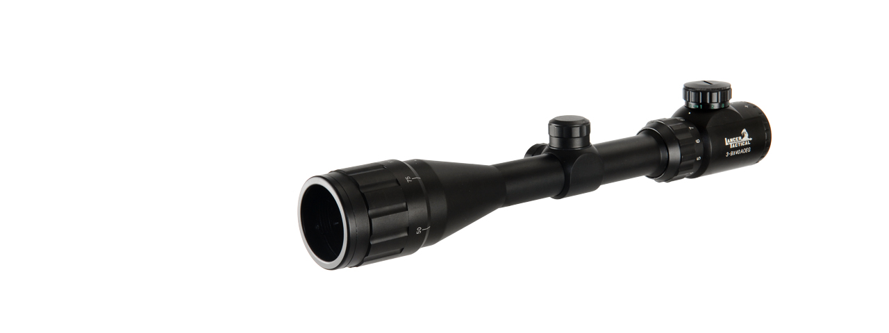 Lancer Tactical CA-415B Red & Green Dual Illuminated AO Scope - Click Image to Close