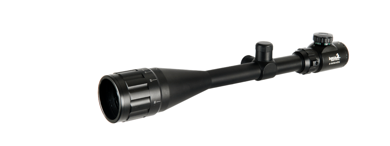 Lancer Tactical CA-417B Red & Green Dual Illuminated Rifle Dot AO Scope - Click Image to Close