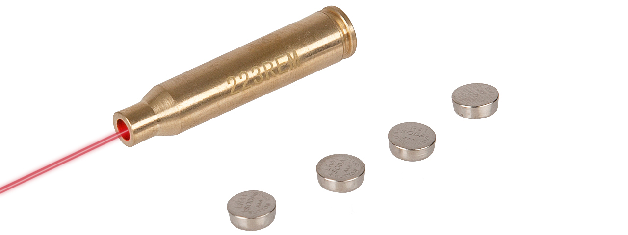 CA-432 BRASS LASER BORE SIGHT CARTRIDGE (223 REM / 5.56 NATO) - Click Image to Close