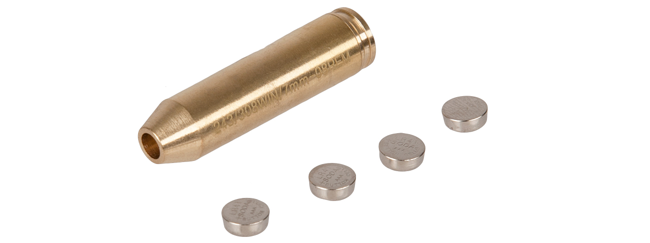 CA-433 BRASS LASER BORE SIGHT CARTRIDGE (243/308 WIN / 7mm-08 REM) ) - Click Image to Close