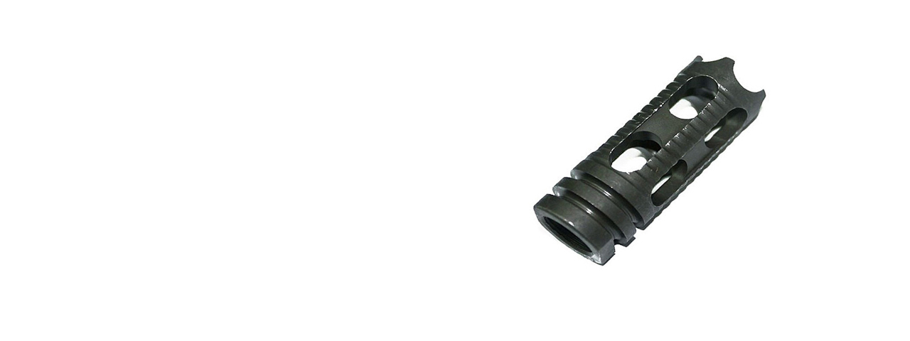 Lancer Tactical CA-502 Phantom Flash-Hider, 14x4 mm Anti-Clockwise - Click Image to Close