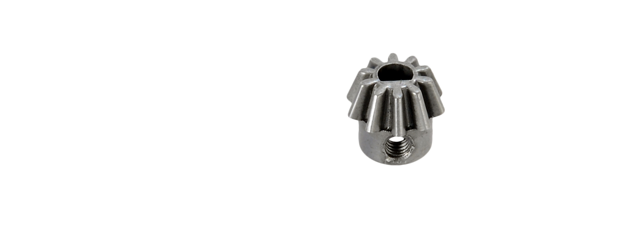 Lancer Tactical CA-609 Steel D-Type Motor Pinion Gear, 10g - Click Image to Close