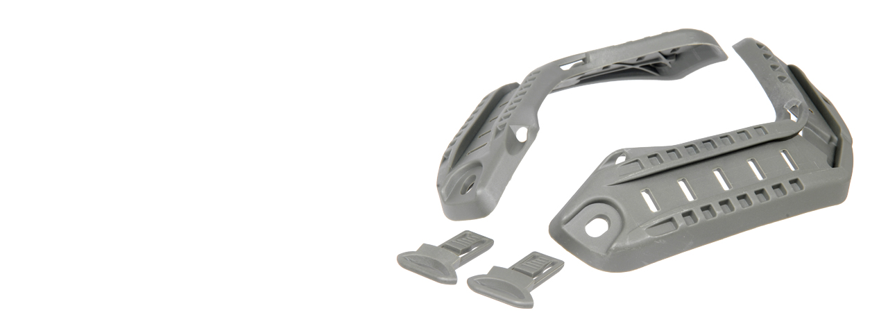 Lancer Tactical CA-719G ARC Helmet Rail Set for Helmet - Foliage Green - Click Image to Close