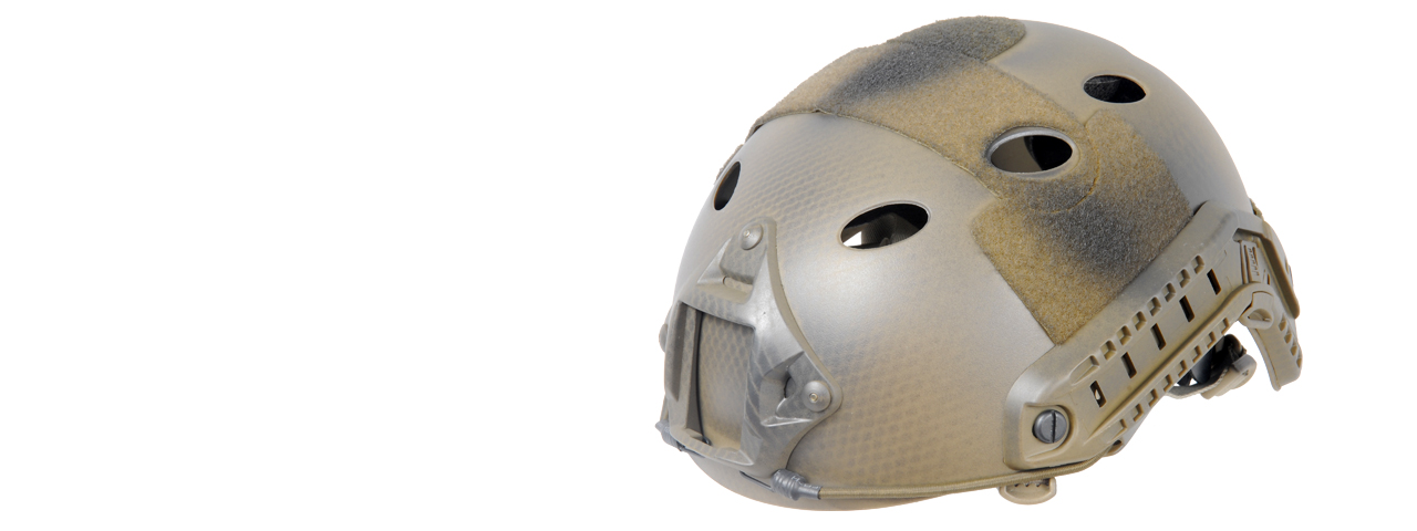 CA-725N HELMET PJ TYPE (COLOR: TAN CUSTOM) (MED/LRG) - Click Image to Close