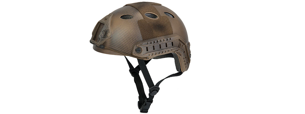 CA-738N FAST PJ TYPE TACTICAL GEAR HELMET (CUSTOM DE) - Click Image to Close