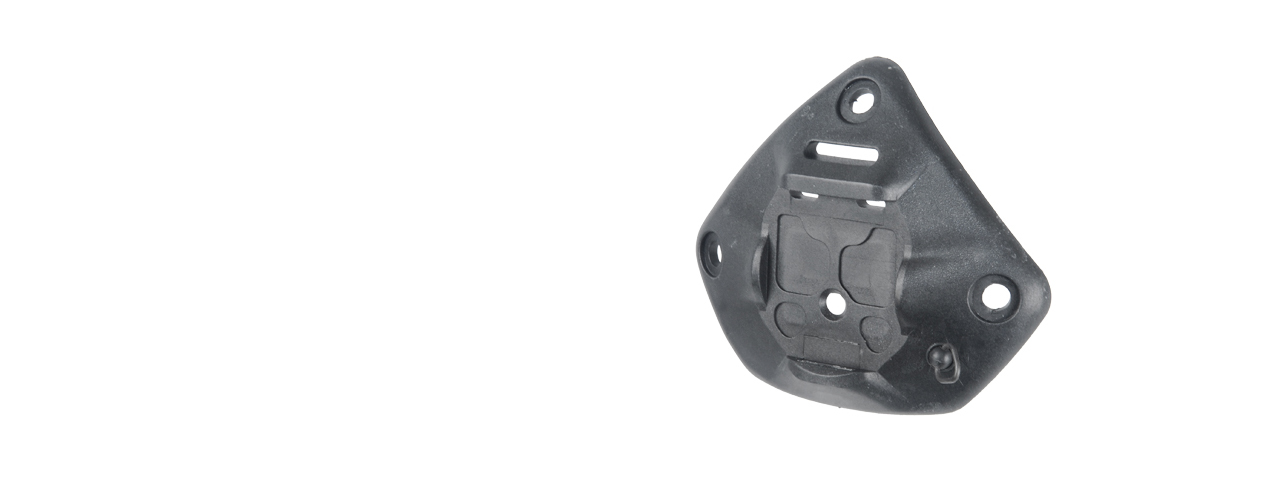 Lancer Tactical CA-755B Plastic Helmet Shroud, Black - Click Image to Close