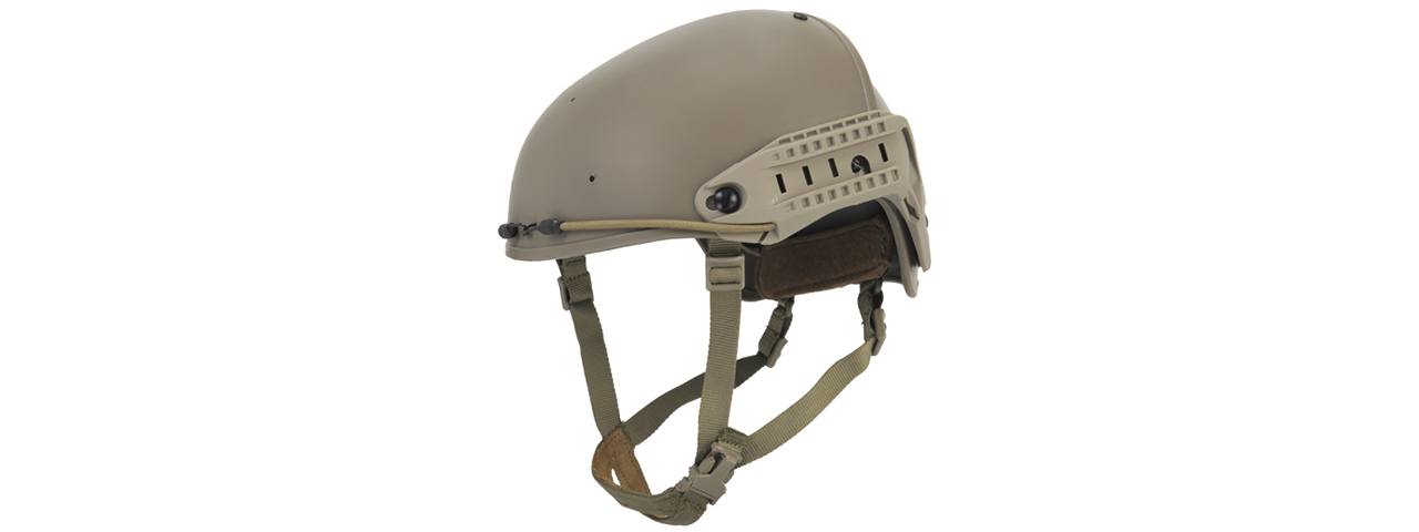 Lancer Tactical CA-761T CP AF Helmet, Dark Earth - Click Image to Close