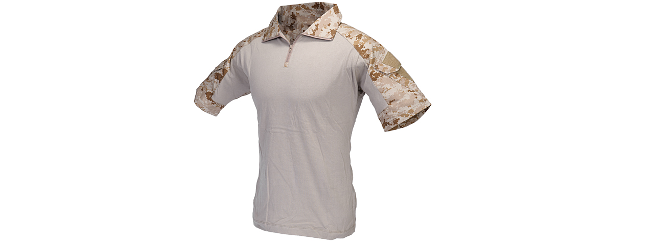 Lancer Tactical CA-774XL1 Summer Edition Combat Uniform BDU Shirt- X-Large, Desert Digital - Click Image to Close