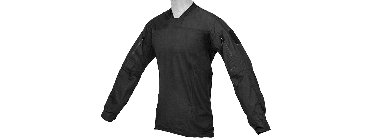 CA-796MD TLS HALFSHELL SHIRT (BLACK) MEDIUM - Click Image to Close