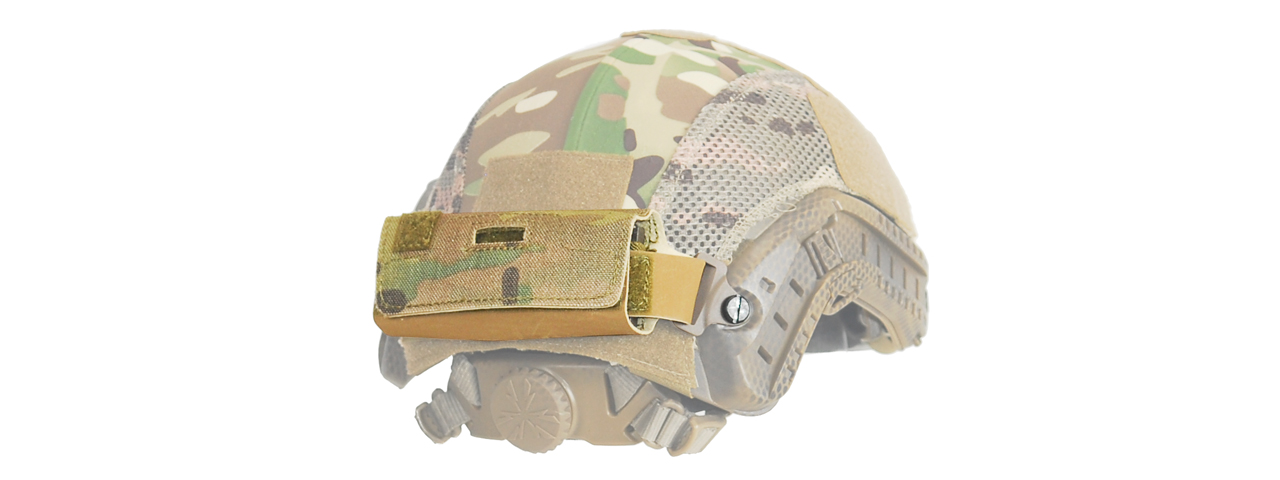 CA-810C HELMET COUNTERWEIGHT POUCH (COLOR: CAMO) - Click Image to Close