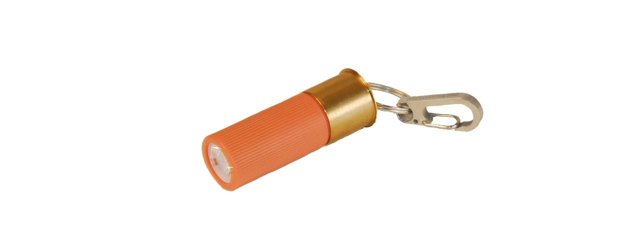 CA-813JB M870 SHELL TYPE FLASHLIGHT (ORANGE) 270 LUMEN (BLUE LED) - Click Image to Close