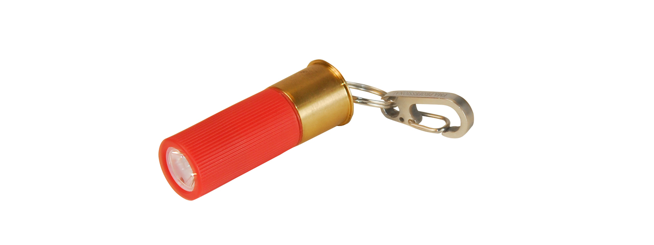 CA-813RW M870 SHELL TYPE FLASHLIGHT (RED) 270 LUMEN (WHITE LED) - Click Image to Close