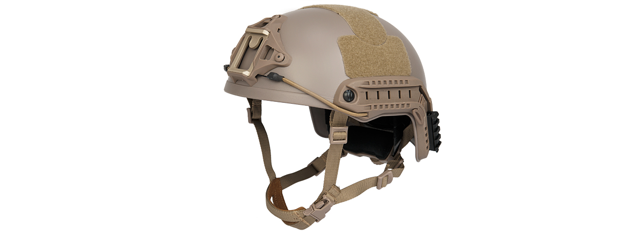 CA-836T BALLISTIC HIGH CUT XP HELMET (COLOR: DARK EARTH) SIZE: LARGE / X-LARGE - Click Image to Close