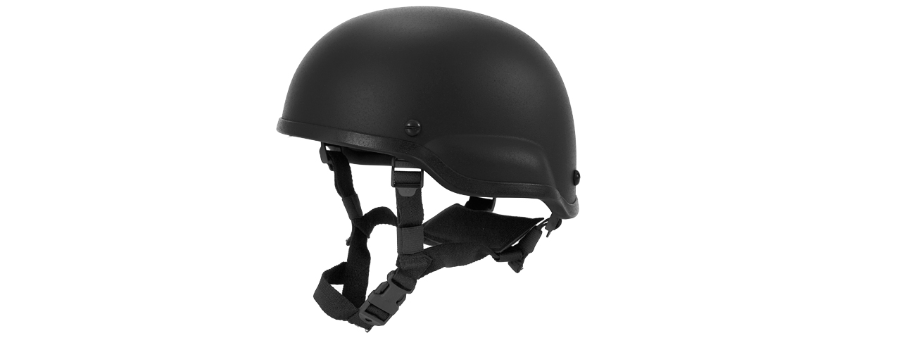 CA-840B ACH MICH 2002 "PLASTIC" HELMET (COLOR: BLACK) - Click Image to Close