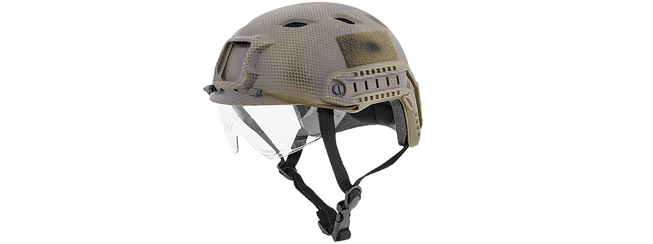 CA-842N HELMET BJ TYPE "BASIC VERSION w/VISOR" (COLOR: NAVY CUSTOM) SIZE: MEDIUM - Click Image to Close