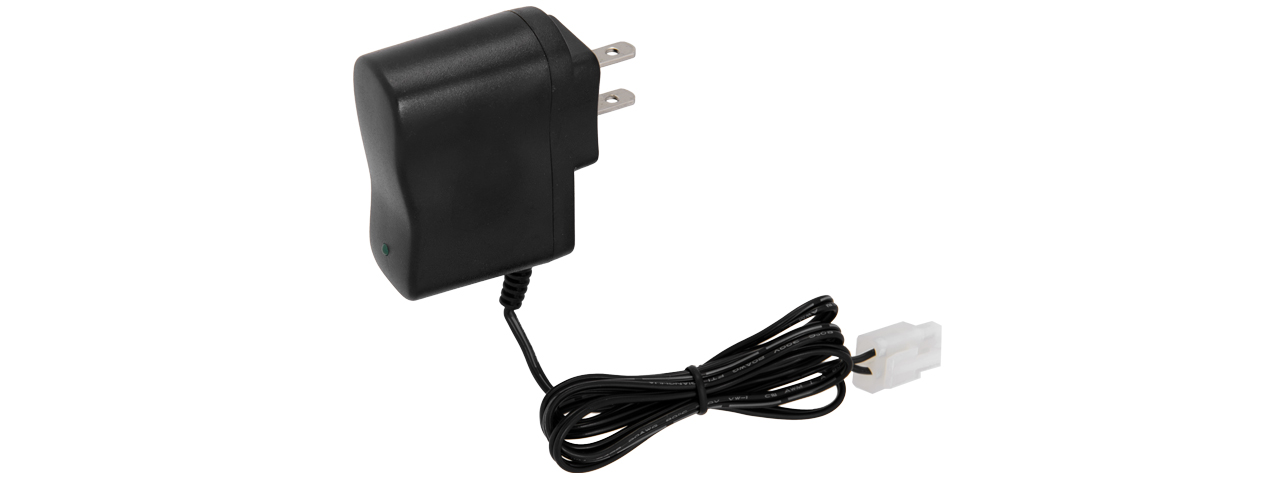 AMA Tactical Standard Wall Charger for 6~9.6V Airsoft / RC NiCd & NiMh Batteries (Connector: Large Tamiya) - Click Image to Close