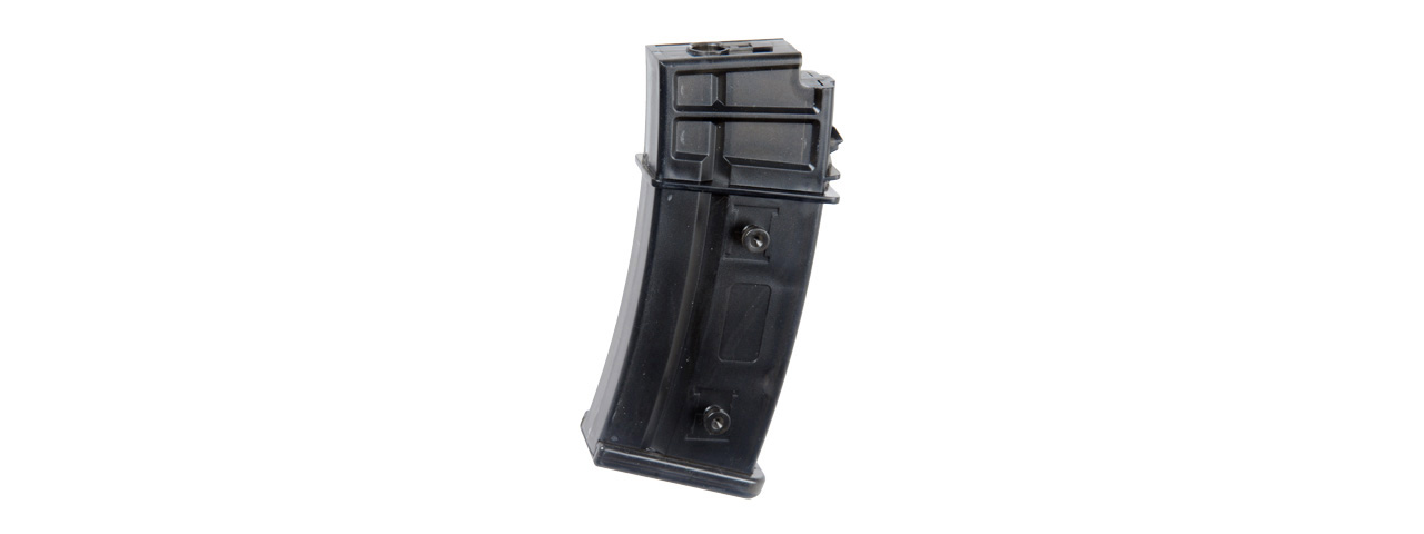 Lancer Tactical 130rd Mid Capacity Magazine for R36/MK36 AEG Rifles (BLACK) - Click Image to Close