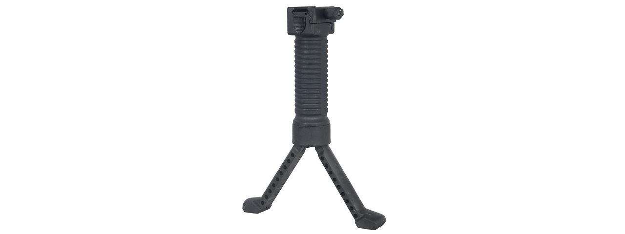 CYMA CM-M048A SPRING RELEASE BIPOD GRIP (COLOR: BLACK) - Click Image to Close