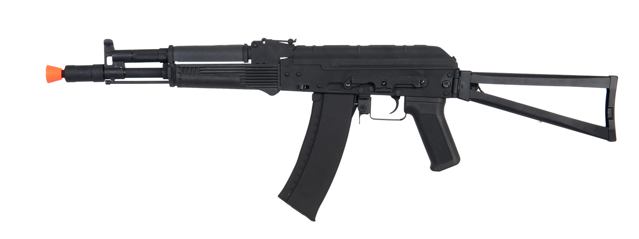 Cyma CM031D AKS-74U AK-104 AEG Metal Gear, Full Metal Body, Metal Side Folding Stock - Click Image to Close