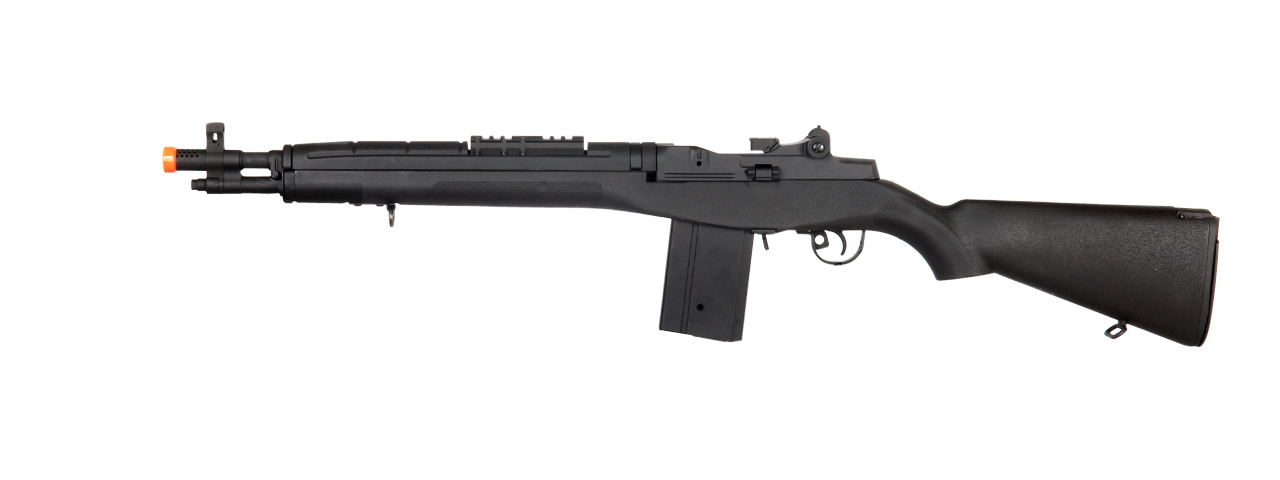 LANCER TACTICAL LT-732 FULL STOCK 37" M14 SOCOM AIRSOFT AEG (BLACK) - Click Image to Close