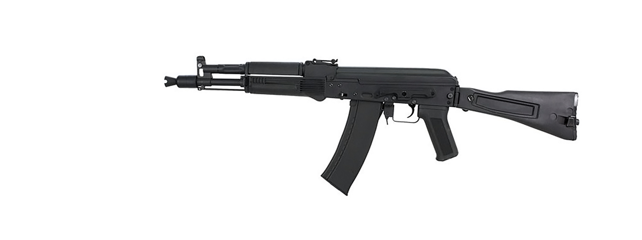 Cyma CM040D AK-105 AEG Metal Gear, Full Metal Body, Side Folding Stock in Black - Click Image to Close