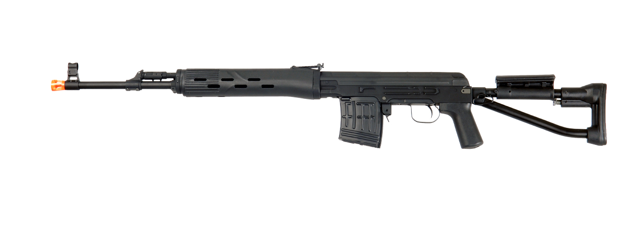 Cyma CM057S SVD-S AEG Sniper Rifle, Black - Click Image to Close