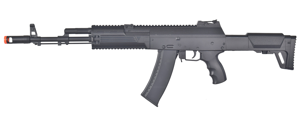 WELLFIRE D12 TACTICAL AK-12 AIRSOFT RIFLE - POLYMER GEARBOX AEG - Click Image to Close