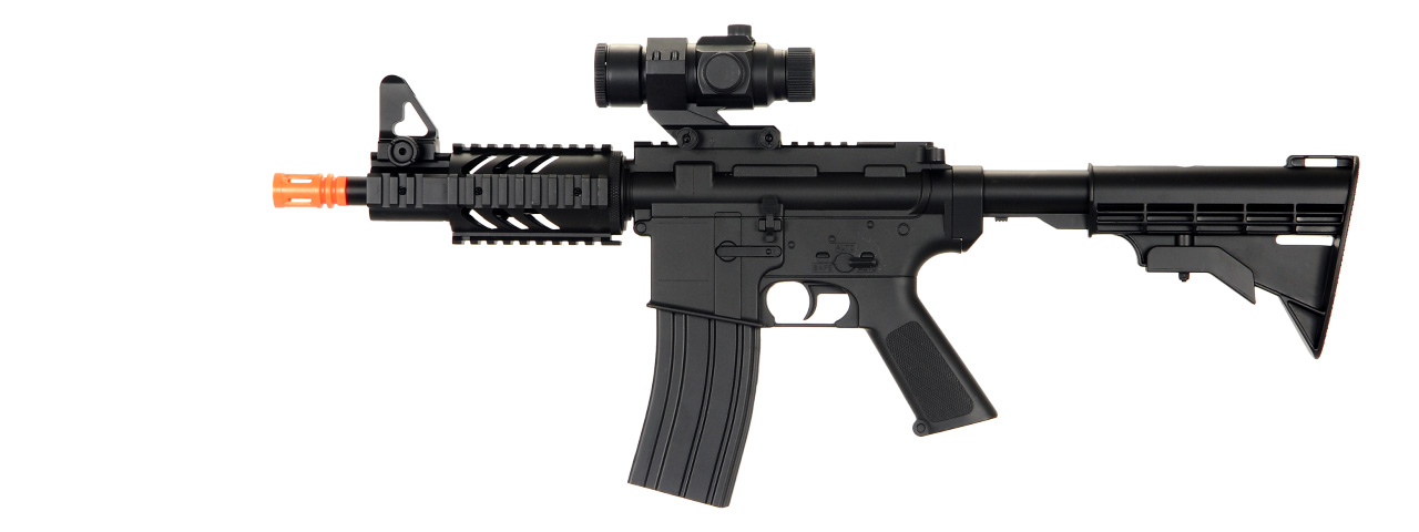 UKARMS D2806 M4 CQB RIS Auto Electric Gun Plastic Gear Adjustable LE Stock - Click Image to Close