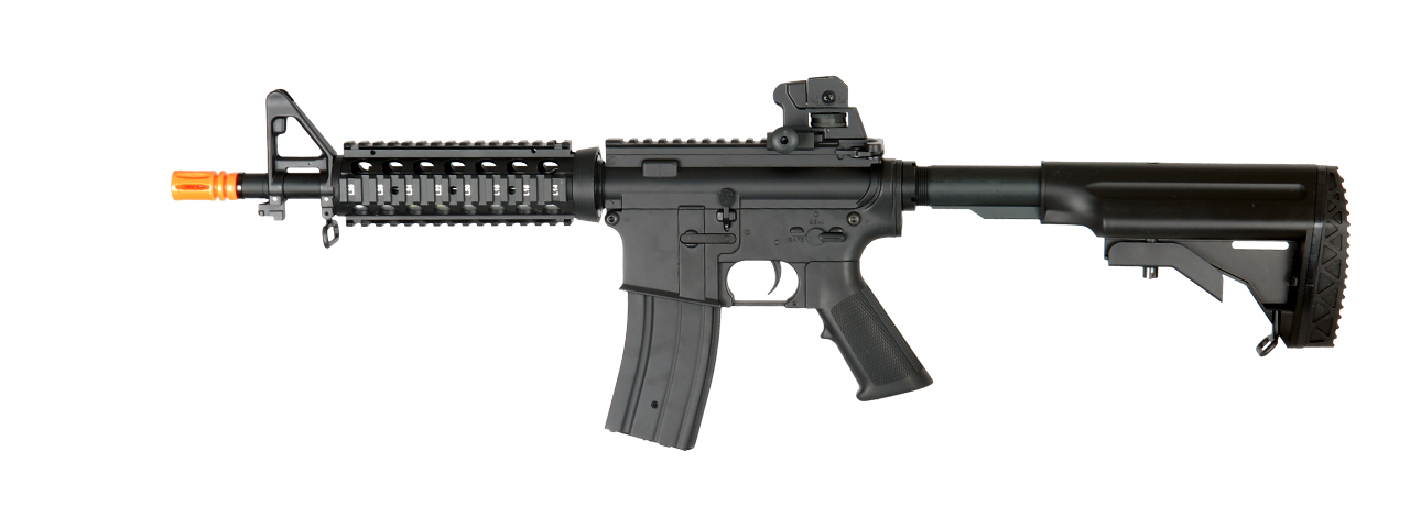 JG M4 FULL METAL CQB-R M4 SERIES AIRSOFT AEG - BLACK - Click Image to Close