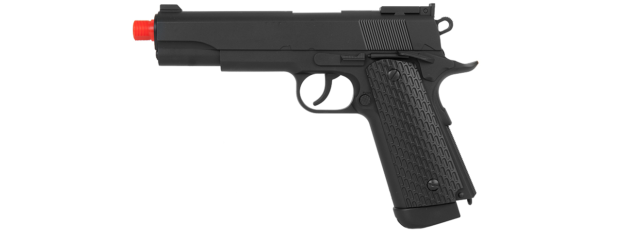 WELLFIRE CO2 AIRSOFT NON BLOWBACK 1911 G292B PISTOL - BLACK - Click Image to Close