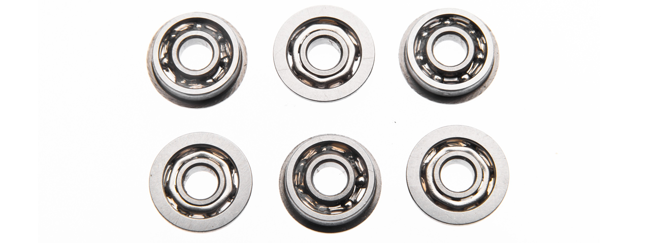 LONEX 8MM STEEL BALL BEARINGS FOR AEG GEARBOXES - 6PCS - Click Image to Close