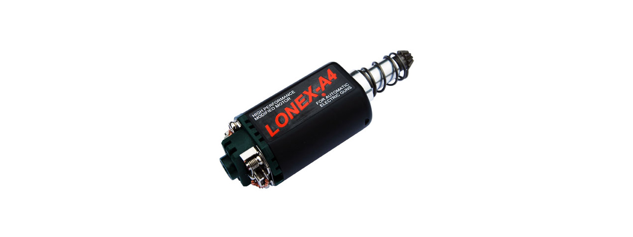 LONEX REVOLUTION HIGH SPEED LONG AIRSOFT MOTOR - 40,000 RPM - Click Image to Close