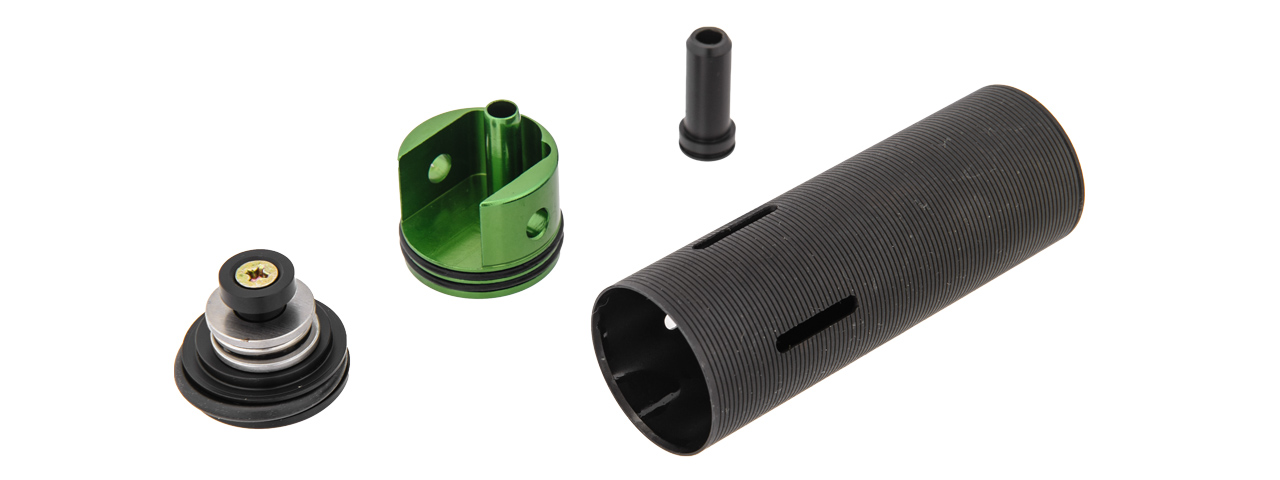 LONEX AIRSOFT ENHANCED P90 POM PISTON HEAD CYLINDER SET - Click Image to Close