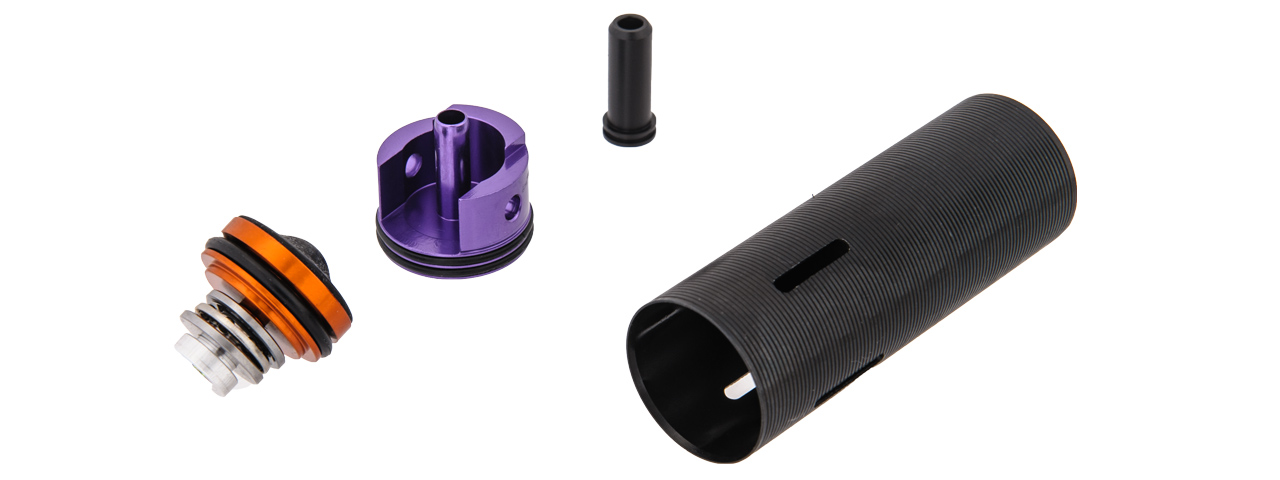 LONEX AIRSOFT MP5K PDW MUSHROOM TYPE PISTON HEAD CYLINDER SET - Click Image to Close