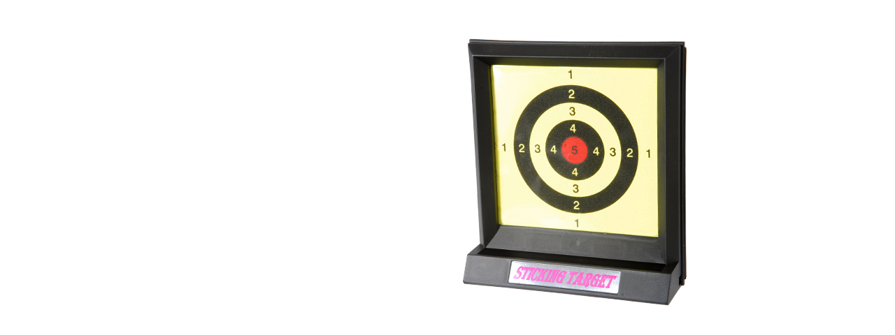 H-613 PORTABLE AIRSOFT STICKY GEL TARGET (YELLOW) - Click Image to Close