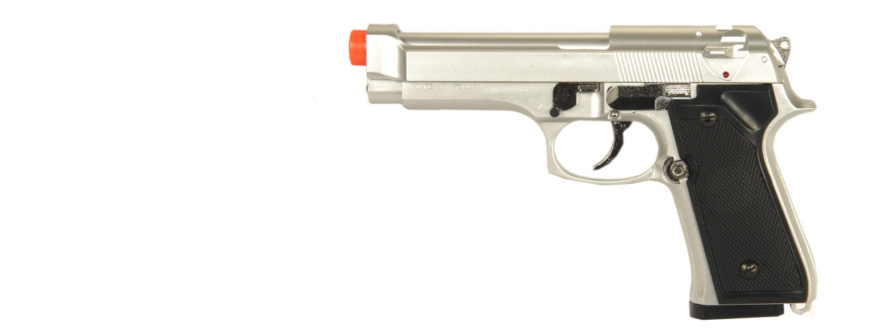 HFC HA-118S Premium Spring Tactical Tactical Airsoft Pistol (Color: Silver) - Click Image to Close