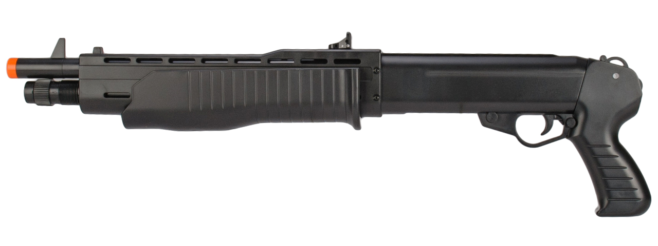 HFC AIRSOFT HA-232B SPRING POWERED POLYMER SHOTGUN - BLACK - Click Image to Close