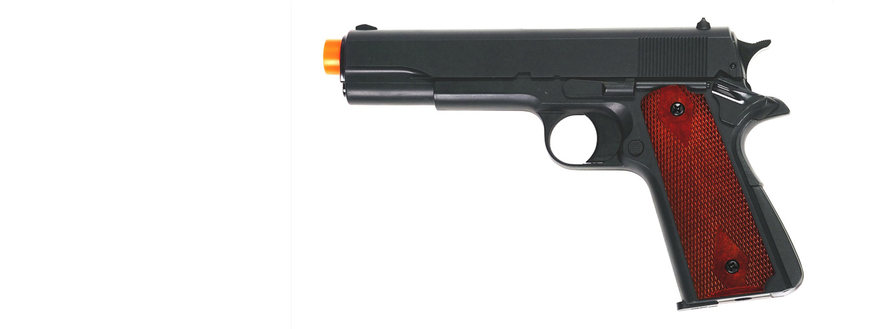 HFC HG-121B 1911A1 Gas Airsoft Pistol (Color: Black) - Click Image to Close