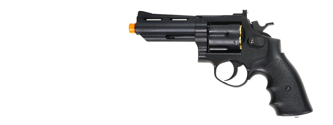 HFC HG-132B GAS POWERED REVOLVER PISTOL IN BLACK - Click Image to Close