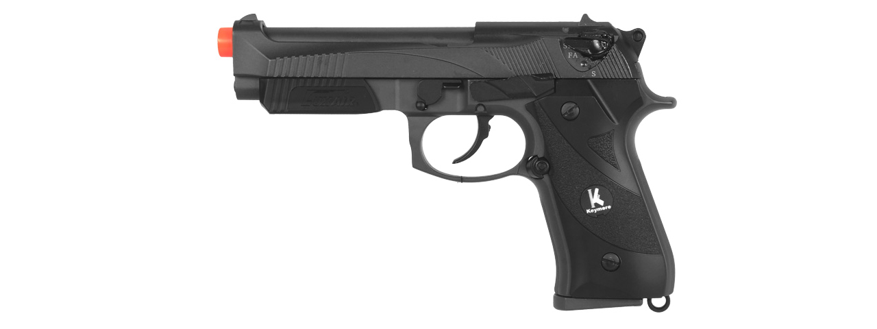 HFC AIRSOFT 192 PISTOL SPECIAL FORCES GAS POWERED W/ GBB - BLACK - Click Image to Close