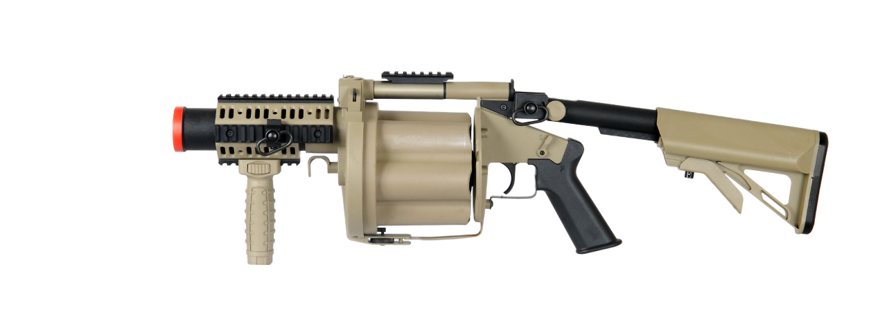 ICS ICS-191 GLM Grenade Launcher, Tan - Click Image to Close